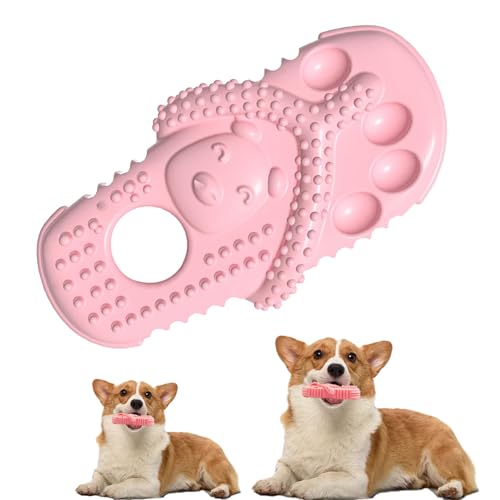 LAIBUY Kauspielzeug für Hunde, Slipperform, zum Zahnen von Welpen, interaktiv gegen Langeweile, unzerstörbares Kauspielzeug für Welpen zu Hause und im Freien, tragbar, robust LAIBUY Kauspielzeug für Hunde, Slipperform, zum Zahnen von Welpen, interaktiv gegen Langeweile, unzerstörbares Kauspielzeug für Welpen zu Hause und im Freien, tragbar, robust von LAIBUY