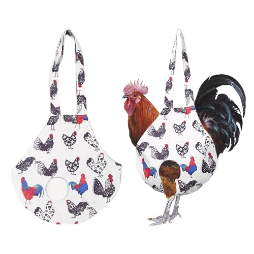 Hühnerhalter-Tasche für sicheren und bequemen Transport von Geflügel, mit atmungsaktivem Segeltuch, für Spaziergänge im Freien, Henn-Transportschlingen von LAIOUSN