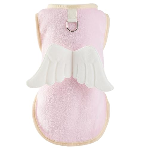 Hunde-Frühlingsweste mit Cartoon-Flügeln, Kleidung, Bekleidung für Frühling und Winter, mehrere Größen, Hunde-Pyjama für Damen von LAIOUSN