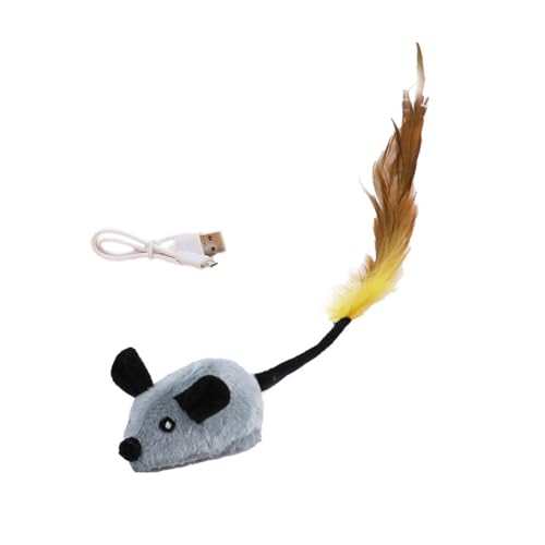 LAIOUSN Automatisches Mäuse-Spielzeug für Katzen, Jagd-Teaser, Katzenspielzeug, elektrisches Tierinteraktion, Hundeversorgung, beweglich LAIOUSN Automatisches Mäuse-Spielzeug für Katzen, Jagd-Teaser, Katzenspielzeug, elektrisches Tierinteraktion, Hundeversorgung, beweglich von LAIOUSN