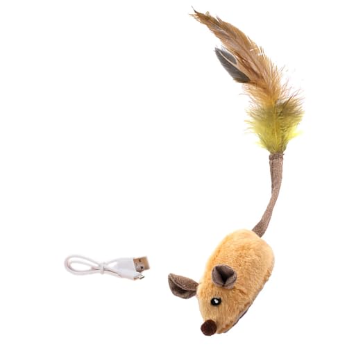 LAIOUSN Automatisches Mäuse-Spielzeug für Katzen, Jagd-Teaser, Katzenspielzeug, elektrisches Tierinteraktion, Hundeversorgung, beweglich LAIOUSN Automatisches Mäuse-Spielzeug für Katzen, Jagd-Teaser, Katzenspielzeug, elektrisches Tierinteraktion, Hundeversorgung, beweglich von LAIOUSN