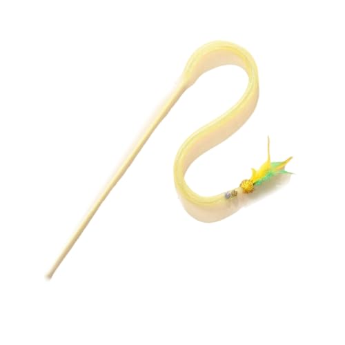 LAIOUSN Elastisches Seil-Teaser-Zauberstab-Spielzeug, beißfest, interaktiv, Katzen zur Förderung der Gesundheit mit Haltbarkeit, Indoor-Übung von LAIOUSN