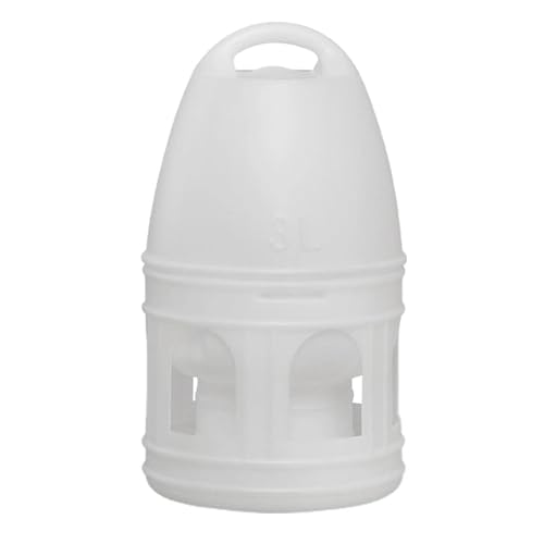 Praktischer Vogeltränke für Hühner und Enten verdickter auslaufsicherer Wasserspender mit hängendem Design 3/5 Liter Tauben Wassertränke von LAIOUSN