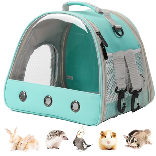 Meerschweinchen Träger Rucksack, klare Blase Fenster Rucksack für Meerschweinchen, Hase Ratte Vogel Meerschweinchen Träger Rucksack, klare Blase Fenster Rucksack für Meerschweinchen, Hase Ratte Vogel von LAIRIES