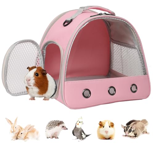 Meerschweinchen Träger Rucksack, klare Blase Fenster Rucksack für Meerschweinchen, Hase Ratte Vogel Meerschweinchen Träger Rucksack, klare Blase Fenster Rucksack für Meerschweinchen, Hase Ratte Vogel von LAIRIES