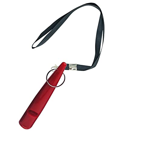 Hundepfeife Ultraschall Hundepfeife Professionelle Ultraschall Pfeife Einstellbare Lauter Hochfrequenz Weitreichender Hunde Zubehör für eine Moderne Hundetraining Erfolgreiche (Red, 10x10x1.5cm) von LAJIAOMIAN