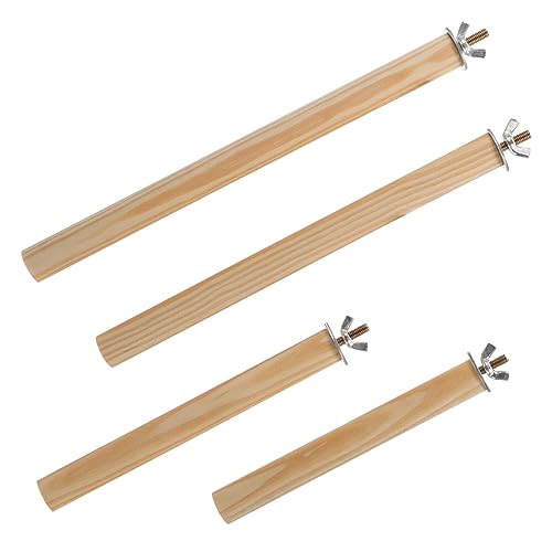 LALAFINA 4pcs Papagei Stehen Pole für Schleifen Beißen Vogel Spielzeug für Nymphensittich Conure Sittich LALAFINA 4pcs Papagei Stehen Pole für Schleifen Beißen Vogel Spielzeug für Nymphensittich Conure Sittich von LALAFINA