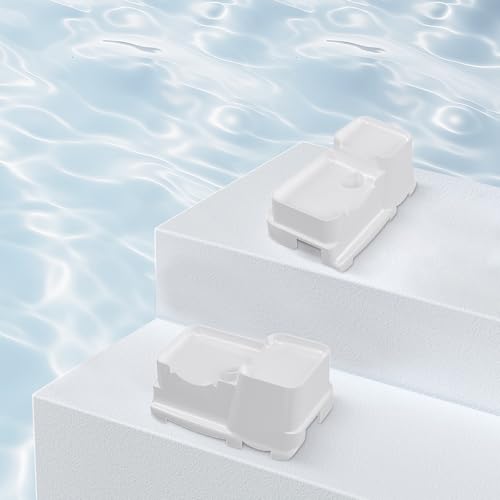 LALAHOME Quadratischer Wasserbrunnen-Top-Wasserbehälter, RealFountain Zubehör-Set, ultra-leise Wahl für Smart Cat Wasserspender Wassernapf von LALAHOME