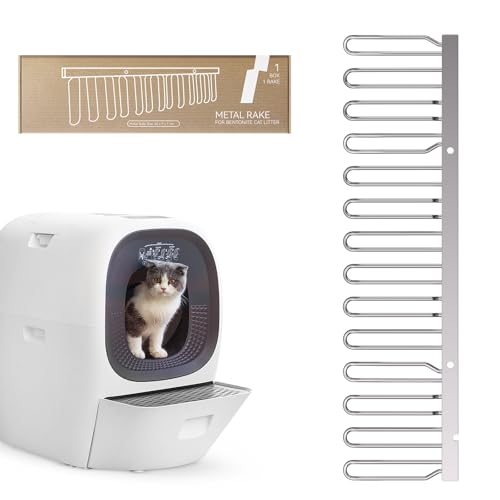 LALAHOME Verbesserter Rechenersatz, kompatibel mit RealScooper Pro, selbstreinigende Katzentoilette, Schaufel, kostenlos, speziell entwickeltes Metall von LALAHOME