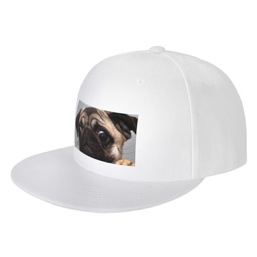 LAMAME Baseballkappe mit niedlichem Mops-Aufdruck, verstellbar, für Erwachsene LAMAME Baseballkappe mit niedlichem Mops-Aufdruck, verstellbar, für Erwachsene von LAMAME