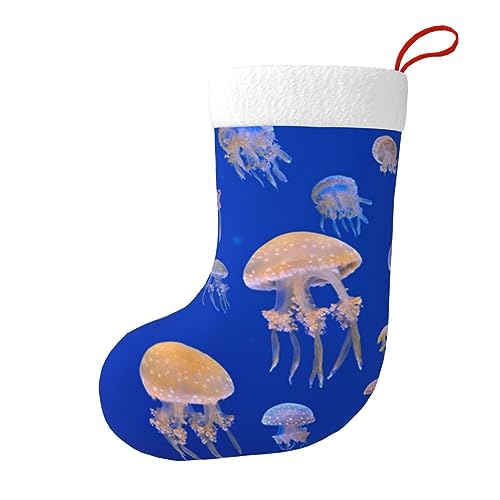 LAMAME Jellyfish Printed Christmas Decoration Stocking Christmas Tree Decorations Holiday Party Home Decoration LAMAME Jellyfish Printed Christmas Decoration Stocking Christmas Tree Decorations Holiday Party Home Decoration von LAMAME