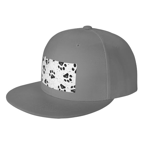 LAMAME Modische Baseballkappe mit Hundepfotenmuster, verstellbar, für Erwachsene LAMAME Modische Baseballkappe mit Hundepfotenmuster, verstellbar, für Erwachsene von LAMAME