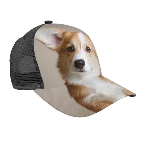 LAMAME Modische Baseballkappe mit gebogener Krempe, verstellbare Netzkappe, lässige Kopfbedeckung LAMAME Modische Baseballkappe mit gebogener Krempe, verstellbare Netzkappe, lässige Kopfbedeckung von LAMAME