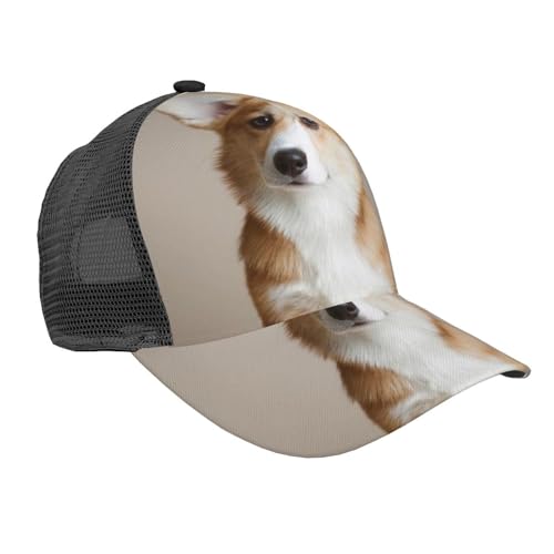 LAMAME Modische Baseballkappe mit gebogener Krempe, verstellbare Netzkappe, lässige Kopfbedeckung LAMAME Modische Baseballkappe mit gebogener Krempe, verstellbare Netzkappe, lässige Kopfbedeckung von LAMAME