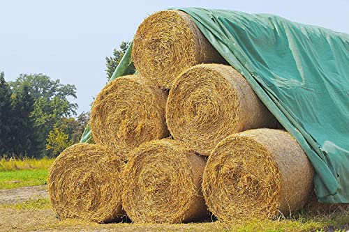 LANDGRID 9,8 x 6m Premium Strohvlies Heuvlies 140g/m² Strohballenschutz Heuballenschutz Strohschutzvlies Heuschutzvlies… von LANDGRID