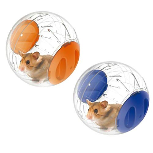 LANGING Kleintier-Hamster-Laufbälle, 12,2 cm, 2 Stück von LANGING