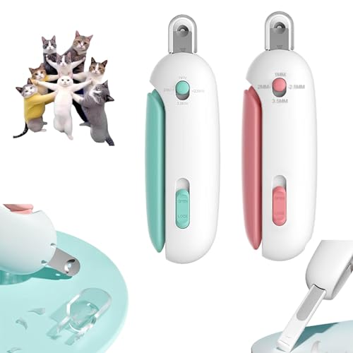 LANHAO Cat Nail Clippers with Adjustable Aperture, Cat Nail Clipper, Safe Dog-Cat Nail Clipper Grooming Tool, Cat Dog Grooming Supplies, Neater, Easier, Safer von LANHAO