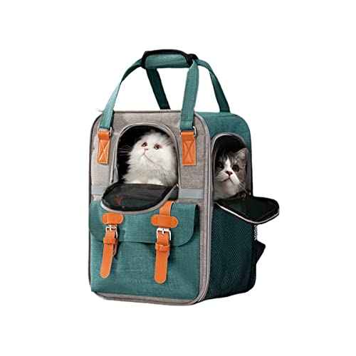 LANMOU Faltbarer Hunderucksack Katzenrucksack Rundum atmungsaktiver Rucksack Hund Tragbar Transportrucksack Transporttasche für Haustiere Reisen Atmungsaktive Rucksack für Wandern（maximale Last 10kg） von LANMOU