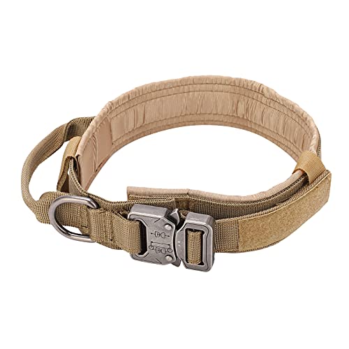 KhakiL verstellbares Hundehalsband aus Baumwolle mit Metallschnalle – langlebig und bequem für Welpen und Haustiere KhakiL verstellbares Hundehalsband aus Baumwolle mit Metallschnalle – langlebig und bequem für Welpen und Haustiere von LANTRO JS
