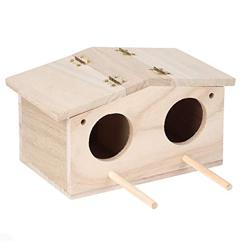 LANTRO JS Platane Holz Vogelhaus Bezaubernder Unterschlupf für Vögel für Naturliebhaber LANTRO JS Platane Holz Vogelhaus Bezaubernder Unterschlupf für Vögel für Naturliebhaber von LANTRO JS