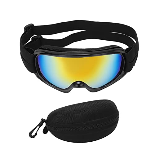 Stylische und bequeme Hundesonnenbrille mit UV-Schutz – exquisite kleine Haustier-Sonnenbrille im schwarzen Rahmen mit roten Gläsern Stylische und bequeme Hundesonnenbrille mit UV-Schutz – exquisite kleine Haustier-Sonnenbrille im schwarzen Rahmen mit roten Gläsern von LANTRO JS