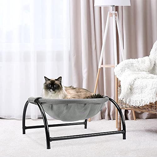 Großer Korb Hängematte für Katzen – 2022 Neue Version Katzenbetten, waschbares Katzenkissen, Schlafplatz und Möbel für Katzen, Sofa, Heizkörper für Katzen, grau Großer Korb Hängematte für Katzen – 2022 Neue Version Katzenbetten, waschbares Katzenkissen, Schlafplatz und Möbel für Katzen, Sofa, Heizkörper für Katzen, grau von LANTUS