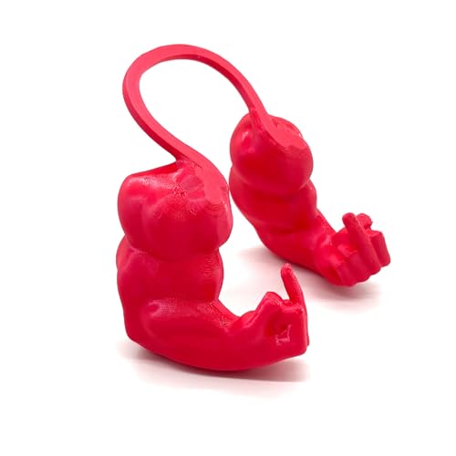 LANYIJINCHENG Interaktives Katzenspielzeug mit riesigen Armen, 3 Farben erhältlich, 17,2 x 8,6 x 16,2 cm, Rot von LANYIJINCHENG