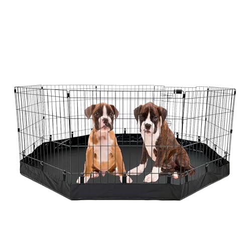 Hunde-Laufgitter, wasserdicht, passend für alle 61 cm Breiten 8 Paneele, reguläre achteckige Metall-Übungsgehege, Hundegehege, Bodenabdeckung für drinnen und draußen (Laufgitter Nicht im Lieferumfang Hunde-Laufgitter, wasserdicht, passend für alle 61 cm Breiten 8 Paneele, reguläre achteckige Metall-Übungsgehege, Hundegehege, Bodenabdeckung für drinnen und draußen (Laufgitter Nicht im Lieferumfang von LAOZZ