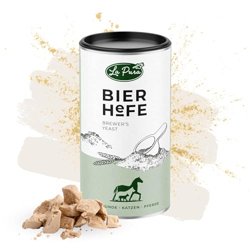 LaPura Bierhefe Pulver für Hunde, Katzen & Pferde - mit Omega 3 & 6, Biotin, Zink, Vitaminen, 100% rein ohne Zusatzstoffe, Barf Ergänzung, 250 g LaPura Bierhefe Pulver für Hunde, Katzen & Pferde - mit Omega 3 & 6, Biotin, Zink, Vitaminen, 100% rein ohne Zusatzstoffe, Barf Ergänzung, 250 g von LAPURA