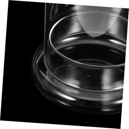 LAPYAPPE Glas Terrarium Vase Groß mit Mittlerem Transparenter Micro Landschaft Behälter für Pflanzen Multifunktionale Glasvase als Tischdeko und Dekorativer Pflanzentopf von LAPYAPPE