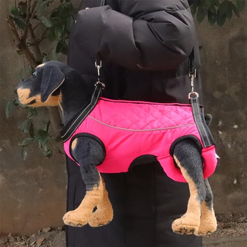 LAROTSUBA Hundegeschirr, Hebeband, Ganzkörperunterstützung und Erholungsschlinge, Hundeheberweste, Geschirr kann gezogen, getragen und angehoben werden, Rot, Größe L LAROTSUBA Hundegeschirr, Hebeband, Ganzkörperunterstützung und Erholungsschlinge, Hundeheberweste, Geschirr kann gezogen, getragen und angehoben werden, Rot, Größe L von LAROTSUBA