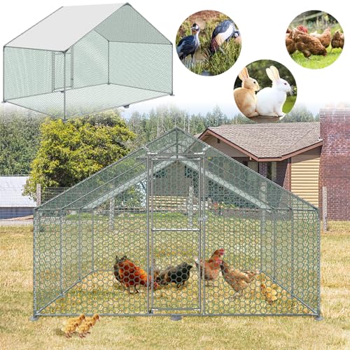 LARS360 Freilaufgehege Hühnerstall 3x6x2m Außenzaun, beschichtetes PE-Schattendach, verzinkter Stahlrahmen, verwendet für Hühner, Geflügelställe, Vogelkäfige, Kleintiere LARS360 Freilaufgehege Hühnerstall 3x6x2m Außenzaun, beschichtetes PE-Schattendach, verzinkter Stahlrahmen, verwendet für Hühner, Geflügelställe, Vogelkäfige, Kleintiere von LARS360