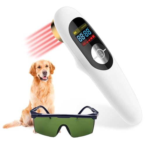 LASXYWLD Rotlichttherapielicht für Hunde - Infrarot-Lichttherapie zur Schmerzlinderung mit Brille und Aufbewahrungstasche LASXYWLD Rotlichttherapielicht für Hunde - Infrarot-Lichttherapie zur Schmerzlinderung mit Brille und Aufbewahrungstasche von LASXYWLD