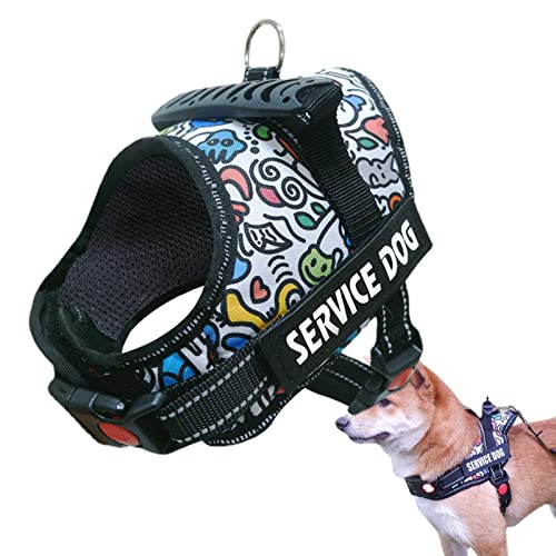 Hundegeschirr, leichtes Hundegeschirr, Welpengeschirr, verstellbares Geschirr, Leinenclip, wasserdichtes Haustier, verstellbares Geschirr, Leinenclip, professionelles Hundegeschirr für Outdoo von LATAFA