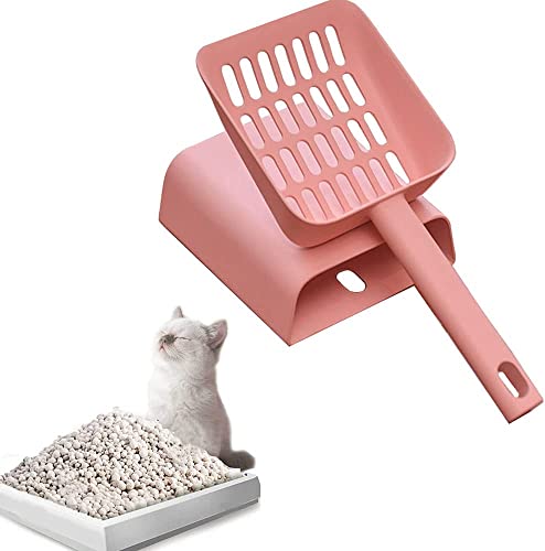 LATRAT 1 Pcs katzenstreuschaufel mit Halter, Katzenstreu-Scooper, Katzenstreu-Schaufel Ergonomischem Griff Katzentoiletten für Reinigung des Katzenklos-Rosa LATRAT 1 Pcs katzenstreuschaufel mit Halter, Katzenstreu-Scooper, Katzenstreu-Schaufel Ergonomischem Griff Katzentoiletten für Reinigung des Katzenklos-Rosa von LATRAT