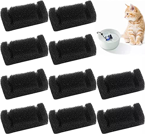 LATRAT 10 Stück Ersatzfilter für Katzenbrunnen, Schaumstofffilter für Haustierbrunnen, Für Filterschwamm Anstelle Automatischen Wasserspenders Für Katzen Und Hunde LATRAT 10 Stück Ersatzfilter für Katzenbrunnen, Schaumstofffilter für Haustierbrunnen, Für Filterschwamm Anstelle Automatischen Wasserspenders Für Katzen Und Hunde von LATRAT