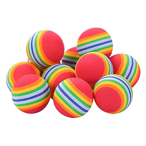 LATRAT 10 Stück Spielzeuge Bälle Kätzchen Aktivität Interaktives Katzenspielzeug Ball, für Haustiere, Interaktives Spielzeug, Katzensprungtraining, Erhöhen Sie Den Spaß von Katzen LATRAT 10 Stück Spielzeuge Bälle Kätzchen Aktivität Interaktives Katzenspielzeug Ball, für Haustiere, Interaktives Spielzeug, Katzensprungtraining, Erhöhen Sie Den Spaß von Katzen von LATRAT