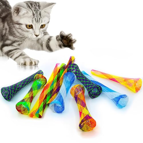 LATRAT 10 Stücke Cat Spring Spielzeug, Cat Spring Spielzeug Bunte Spirale Cat Kunststoff Bunt Spielzeug Haustier Katzenspielzeug Beißen Und Jagen Von Kätzchen, Farbe zufällig LATRAT 10 Stücke Cat Spring Spielzeug, Cat Spring Spielzeug Bunte Spirale Cat Kunststoff Bunt Spielzeug Haustier Katzenspielzeug Beißen Und Jagen Von Kätzchen, Farbe zufällig von LATRAT