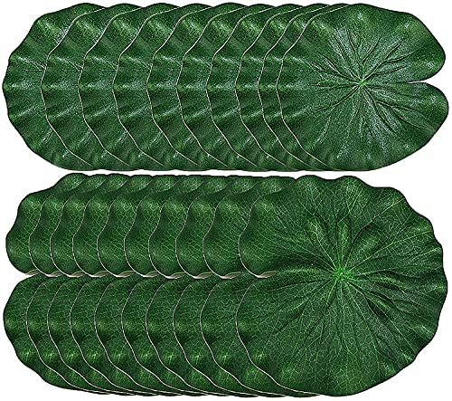 LATRAT 20 Stück Lotusblatt Künstliches Aquarium Lotusblatt Decor Garten, Seerose Pads für Hausgarten Terrasse Teich Aquarium Schwimmbad Hochzeitsfest Dekor LATRAT 20 Stück Lotusblatt Künstliches Aquarium Lotusblatt Decor Garten, Seerose Pads für Hausgarten Terrasse Teich Aquarium Schwimmbad Hochzeitsfest Dekor von LATRAT