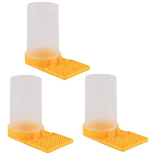 LATRAT 3PCS Bienen Wasser Feeder Bienen Eingang Feeder Flüssigkeit Fütterungsanlage Wasserspender Flüssigkeit Fütterungsanlage Wasserspender Kunststoff von LATRAT