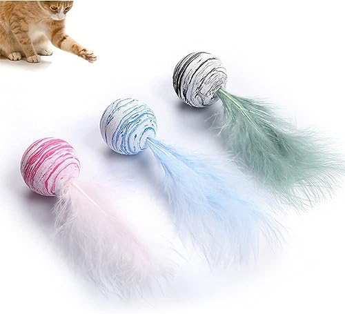 LATRAT 6 Stück Interaktiver Haustierball, Interaktiver Haustierball Kätzchen Bälle Katzen Spielzeug interaktives Kätzchenspielzeug für Haustiere LATRAT 6 Stück Interaktiver Haustierball, Interaktiver Haustierball Kätzchen Bälle Katzen Spielzeug interaktives Kätzchenspielzeug für Haustiere von LATRAT
