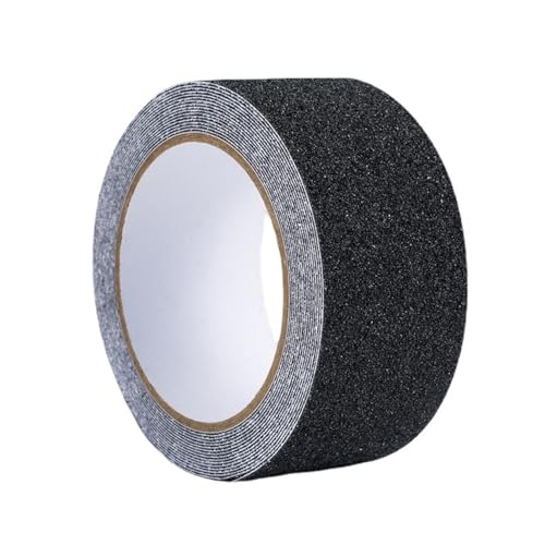 LATRAT Anti-Rutsch-Klebeband, Sicherheitsband für Treppen, Leitern, rutschige Böden, innen und außen (schwarz, 20 m x 5 cm) von LATRAT