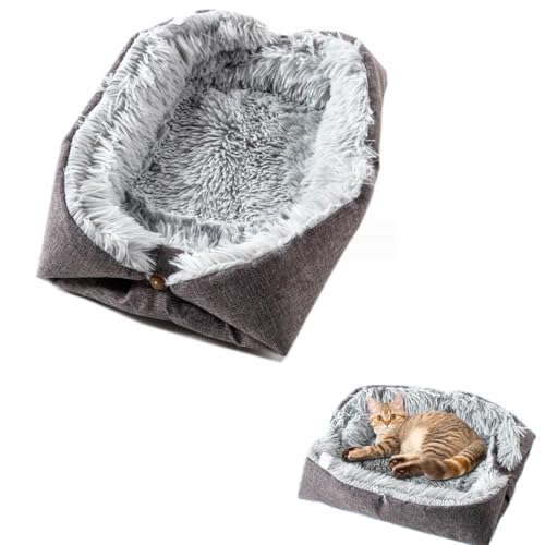 LATRAT Bett für Katzen, Hunde, 2 in 1, doppeltes Verwendungszweck, Katzenbett, Kissen, weich und bequem, geeignet für Kätzchen, Welpen und kleine Tiere LATRAT Bett für Katzen, Hunde, 2 in 1, doppeltes Verwendungszweck, Katzenbett, Kissen, weich und bequem, geeignet für Kätzchen, Welpen und kleine Tiere von LATRAT