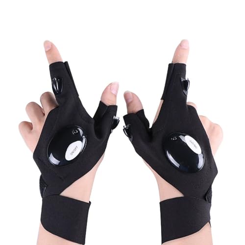 LATRAT Geschenk Herren Handschuhe mit LED-Licht, Geschenkideen, Vatertag Geschenkideen, Geschenk Herren Geburtstag, Handschuhe mit LED-Licht von LATRAT