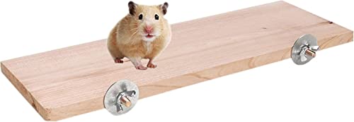 LATRAT Hamster Plattform, Chinchilla Hamster Platform Toy Chinchilla Platform, Chipmunk Rectangle Natürliche Ratten für Hamster Haustiere von LATRAT