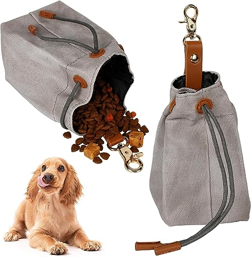 LATRAT Leckerli-Beutel für Hunde, Schrumpftaschen Design mit Clip Schnalle, Futtertasche leckerli Beutel für Hundetraining und Ausbildung von LATRAT