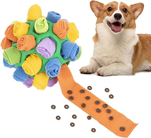 LATRAT Schnüffelball für Hunde, Hundebereicherung, Spielzeug, Hundeleckerli, Spielzeug, Förderung Der Natürlichen Nahrungssuche, Tragbares Haustier, Schnüffelball, Farbe zufällig LATRAT Schnüffelball für Hunde, Hundebereicherung, Spielzeug, Hundeleckerli, Spielzeug, Förderung Der Natürlichen Nahrungssuche, Tragbares Haustier, Schnüffelball, Farbe zufällig von LATRAT