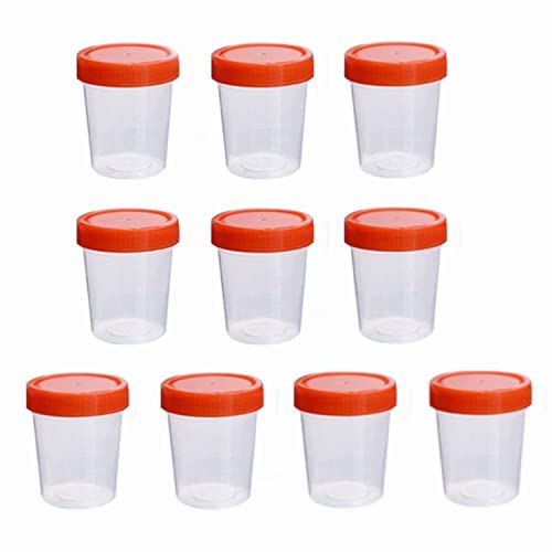 LATRAT Urinversiegelter Behälter für Probenahmebecher, Kunststoff, 60 ml, 10 Stück, 60 ml von LATRAT