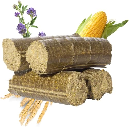 LAX Wiesenprodukte I Pickstangen für Hühner I Gesunde Wiesensnacks mit Luzerne I Ergänzungsfutter Hühner I Stangen zum Knuspern I Hühnerfutter I 3,5 Kg Inhalt (8,5 kg (1er Pack), Luzerne) von LAX