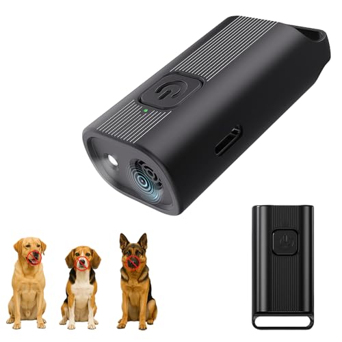 LAXISCREED Anti Bellen Gerät für Hunde - Ultraschall Hund Bellen Abschreckung, Effektiver Handheld Ultra Sonic Dog Bark Stopper mit LED, Tragbare & Sichere Trainingshilfe für Innen & Außen LAXISCREED Anti Bellen Gerät für Hunde - Ultraschall Hund Bellen Abschreckung, Effektiver Handheld Ultra Sonic Dog Bark Stopper mit LED, Tragbare & Sichere Trainingshilfe für Innen & Außen von LAXISCREED